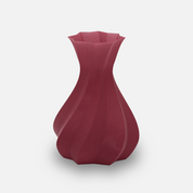 Funkelnde Kerze (Rot-Glitzer) - rPLA